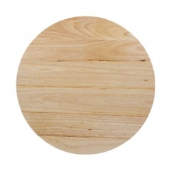 Plateau de table rond pré-percé coloris bois naturel Bolero 600mm